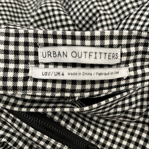URBAN OUTFITTERS UO GINGHAM PLAID PANTS 0 - Picture 6 of 8